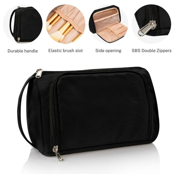 Small Makeup Bag, Makeup Pouch, Travel Cosmetic Organizer for Women and … - Picture 3 of 7